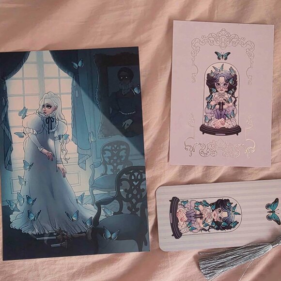 Dark Academia Prints, and Bookmark - Picture 1 of 2